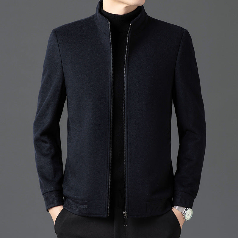 Herren elegante Jacke mit hochgeschlossenem Kragen Echoarchiv