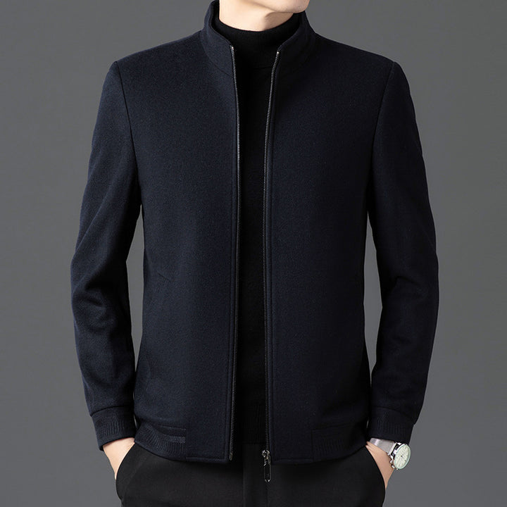 Herren elegante Jacke mit hochgeschlossenem Kragen Echoarchiv