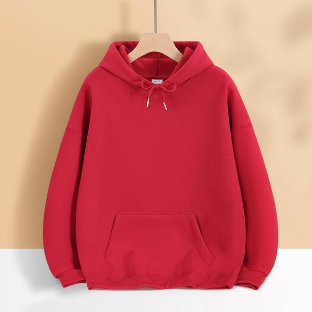 Damen oversized Kapuzenpulloverkleid mit Kängurutasche, verlängerter Silhouette und weichem French-Terry – Auréline