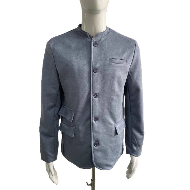 Herren elegante Wildlederjacke im modernen Design Echoarchiv