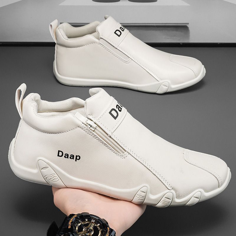 Damen Modische Sneaker mit seitlichem Reißverschluss und ergonomischer Sohle Echo Archiv