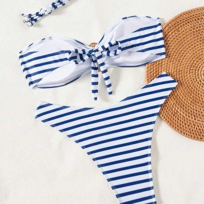 Damen Bandeau-Bikini mit dekorativem Verschluss Echo Archiv