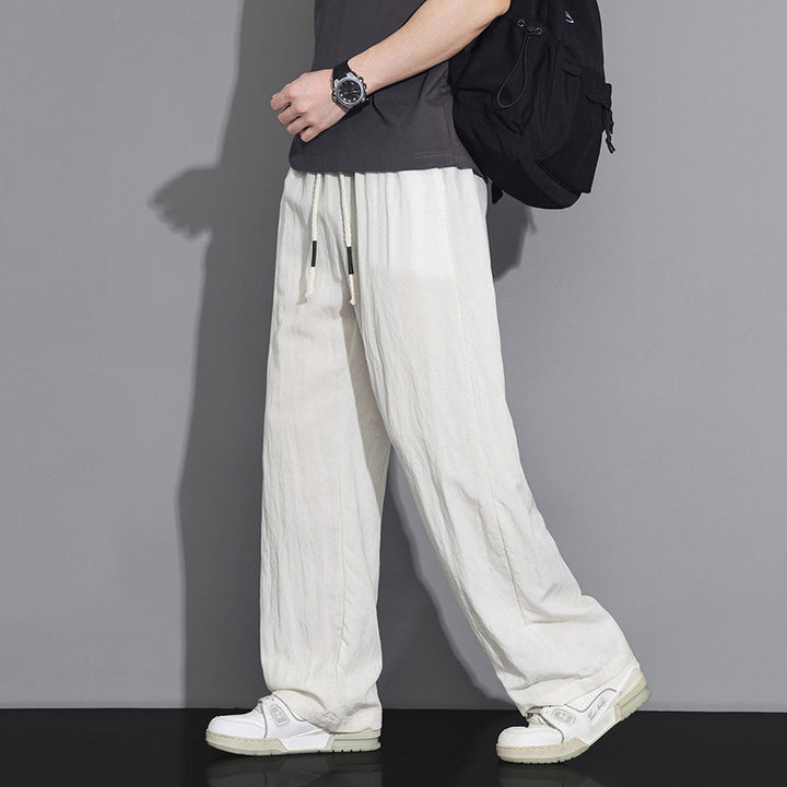 Herren Lässige Leinenhose
