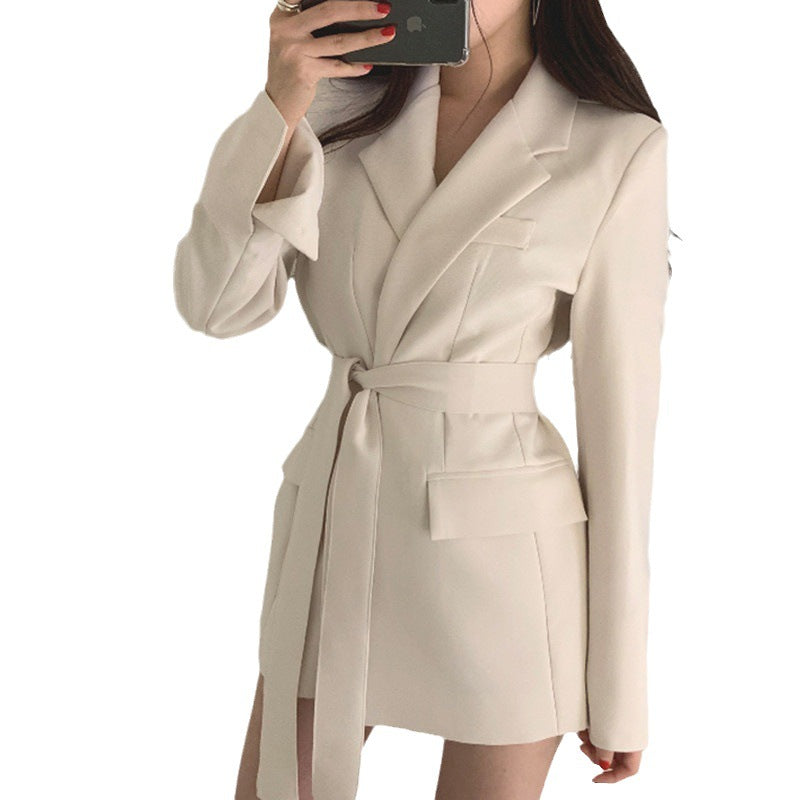 Damen Elegantes Blazer-Kleid mit Gürtel Echo Archiv