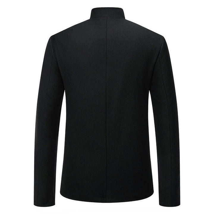 Herren eleganter Blazer mit kunstvoller goldener Stickerei Echoarchiv