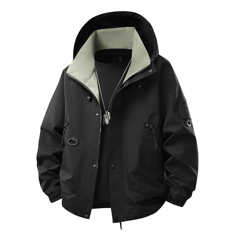Herren Outdoor-Softshelljacke mit wasserabweisender Membran, vielseitigen Utility-Taschen und verstellbaren Bündchen Echo Archiv