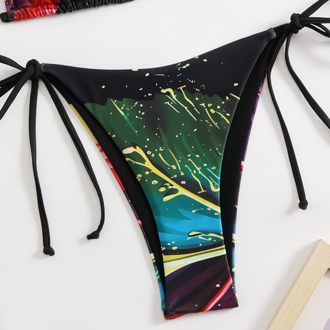 Damen Bikini-Set mit länglichem Rock Echo Archiv