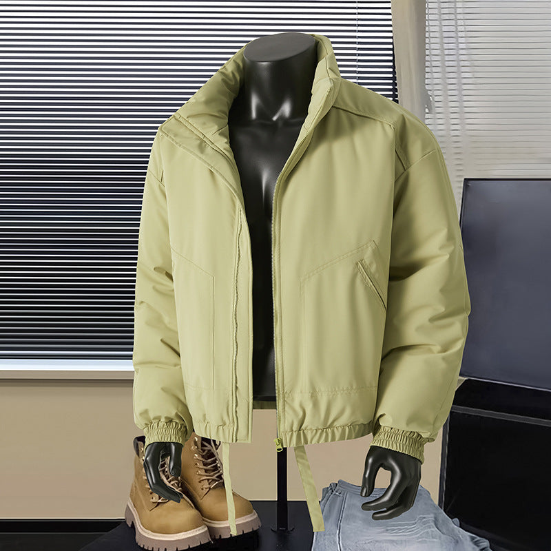 Herren Thermo‑isolierte Kurzblouson‑Jacke mit Stehkragen und Tunnelzugbund Echo Archiv