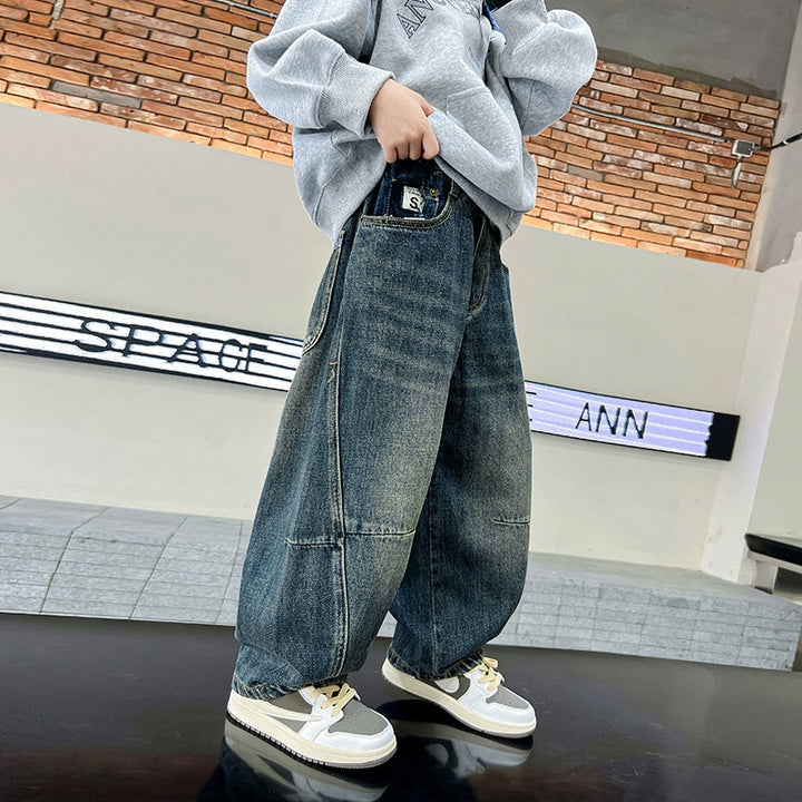 Unisex weite Jeans mit lässigem Design Echo Archiv