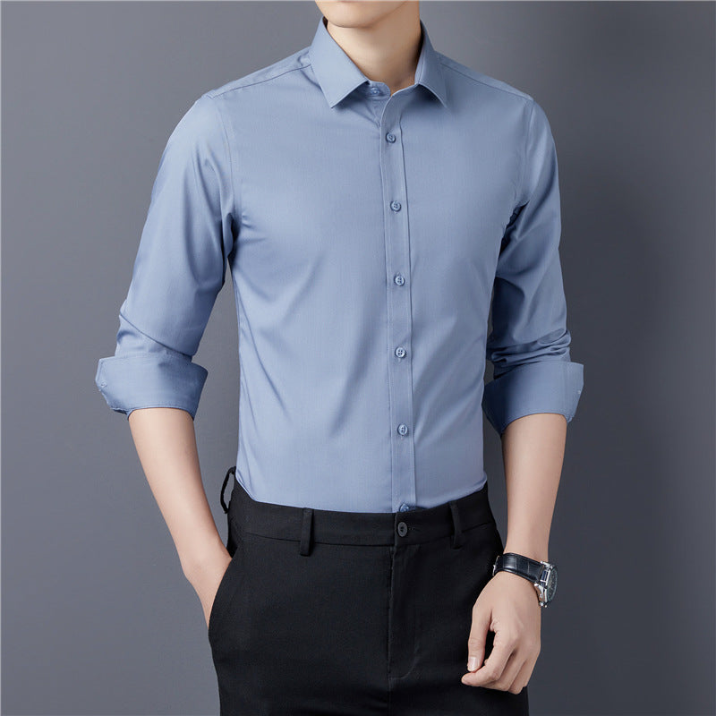 Herren Elegantes Langarmhemd Echoarchiv