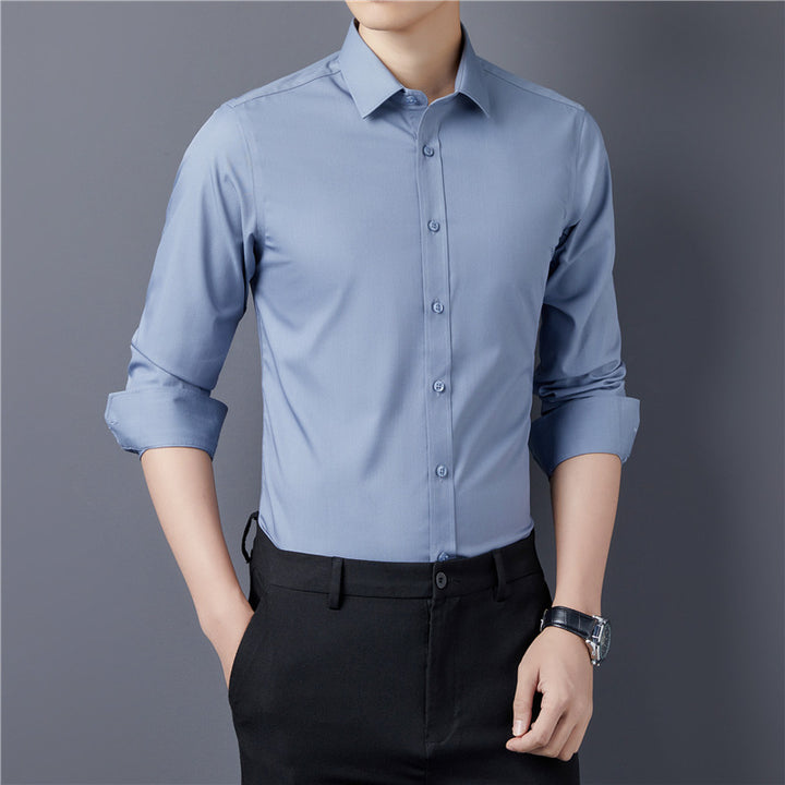 Herren Elegantes Langarmhemd Echoarchiv