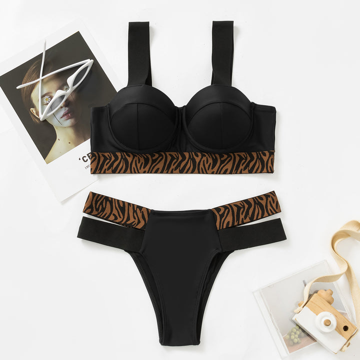 Damen Triangel-Bikini mit dekorativem Tribal-Band Echo Archiv