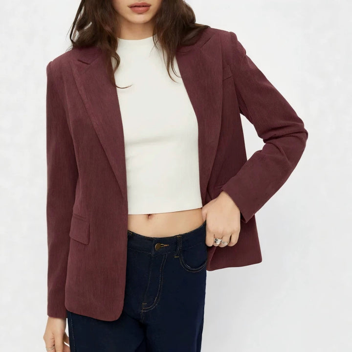 Damen Eleganter Cordblazer Echo Archiv