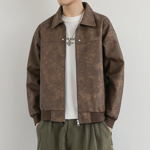 Herren Modische und bequeme Wildlederjacke Echoarchiv