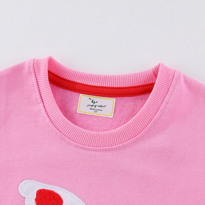 Mädchen Sweatshirt mit liebevollem Herz und Vogelmotiv Echo Archiv