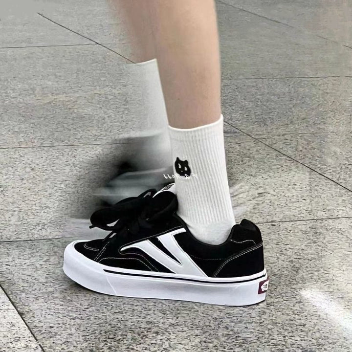 Damen modische Sneaker mit hoher Sohle Echo Archiv