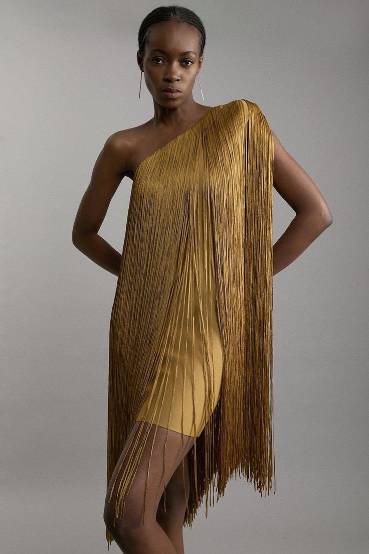 Damen Fransen-Kleid Echo Archiv