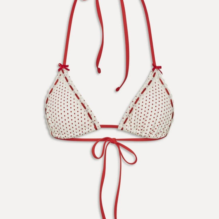 Damen Triangel-Bikini mit kontrastierenden Akzenten Echo Archiv