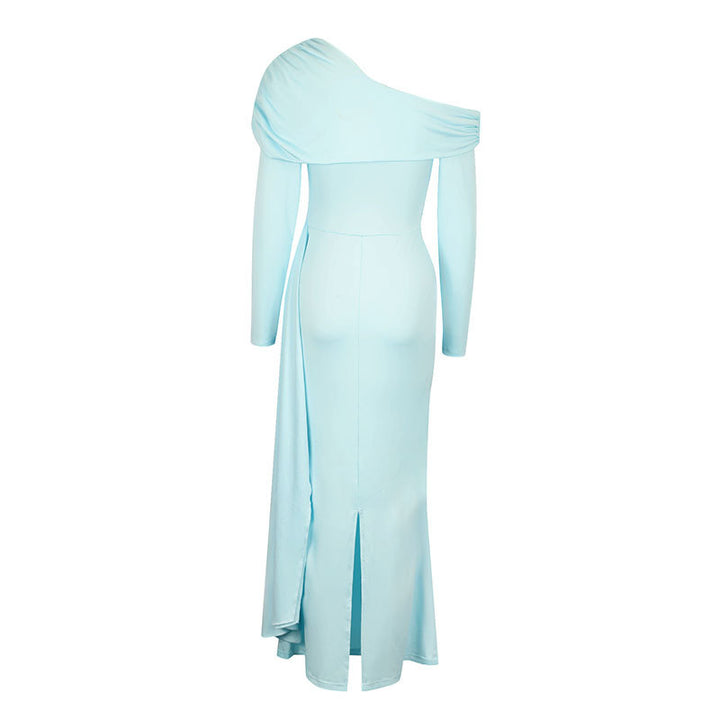 Damen Elegantes Wickelkleid mit asymmetrischem Ausschnitt und raffinierten Rüschendetails Echo Archiv