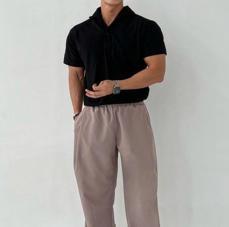 Herren Poloshirt mit modernem Schnitt und atmungsaktiver Materialmischung Echoarchiv