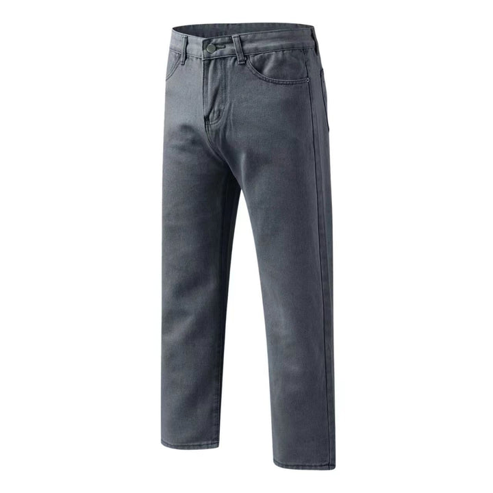 Damen gerade geschnittene Jeanshose mit hohem Bund und klassischen Details Echo Archiv