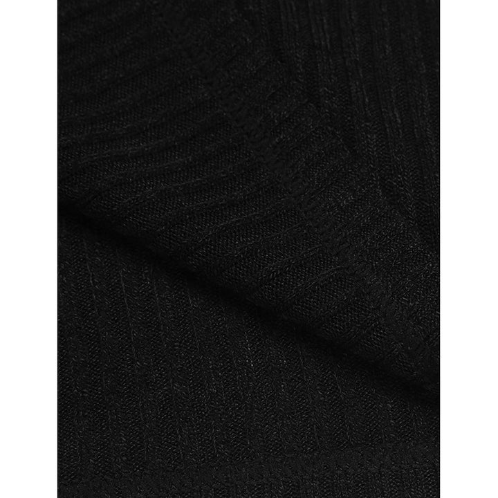 Herren Strukturierter V-Ausschnitt Pullover Echoarchiv