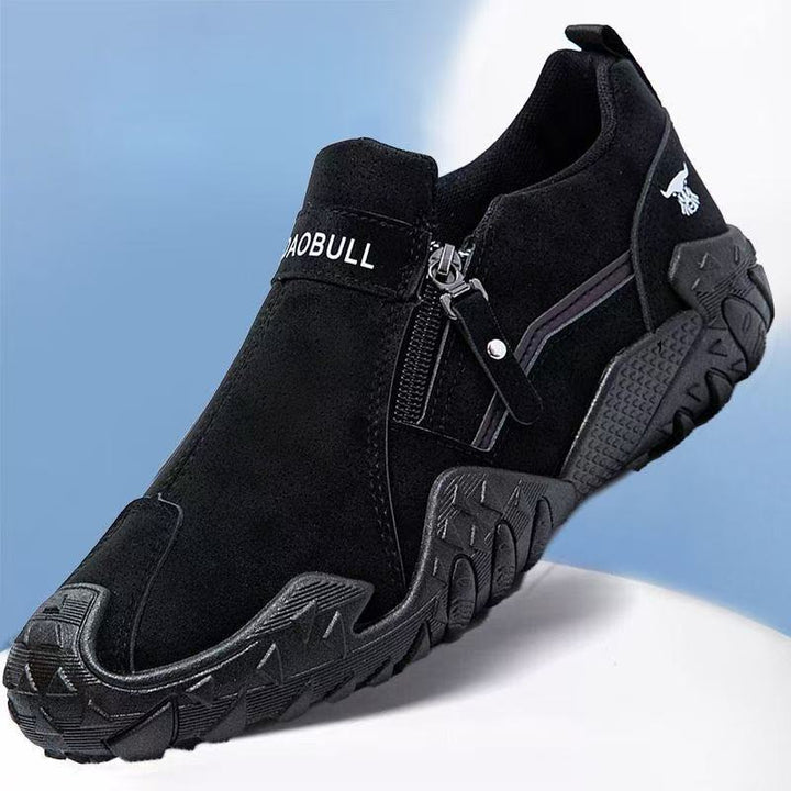 Herren Robuster Outdoor-Sneaker mit Reißverschluss und profiliertem Trail-Profil Echoarhiv