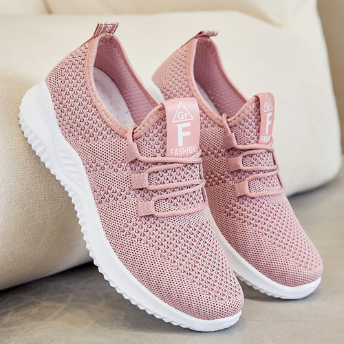 Damen Sportliche Sneaker mit atmungsaktivem Obermaterial von Echo Archiv