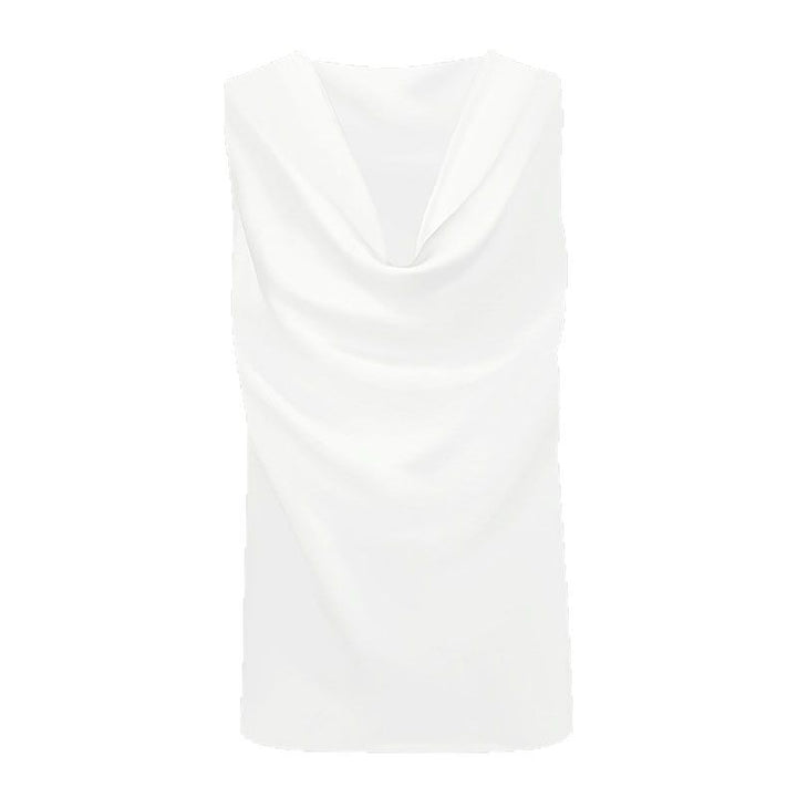 Damen elegant drapiertes Top Echo Archiv