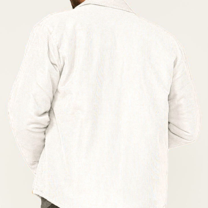 Herren lässige Cordjacke mit praktischen Brust- und Seitentaschen Echoarchiv