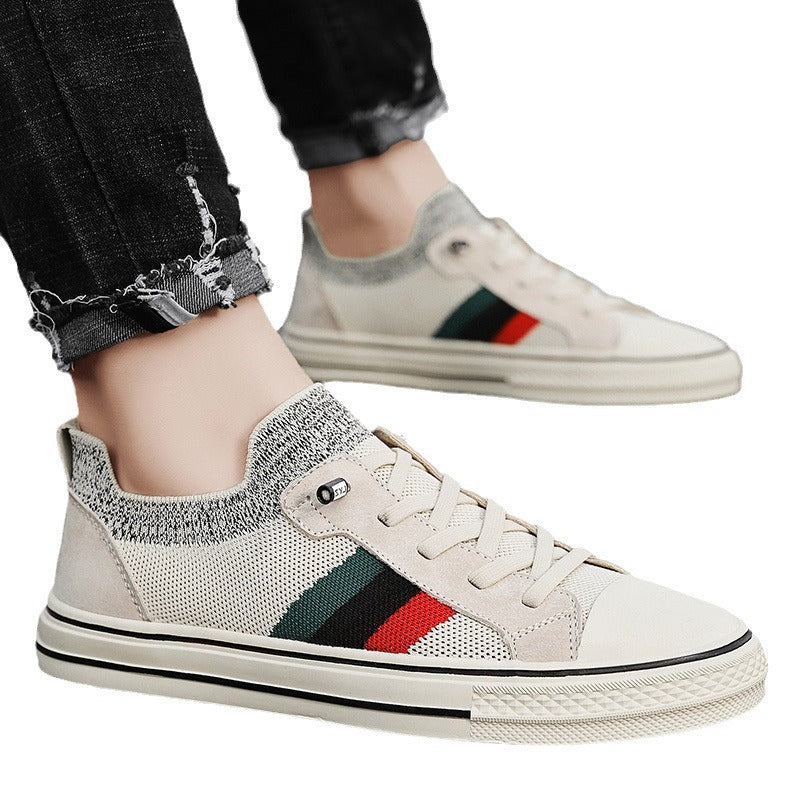 Damen Sneakers mit strapazierfähigem Obermaterial und rutschfester Gummisohle Echo Archiv