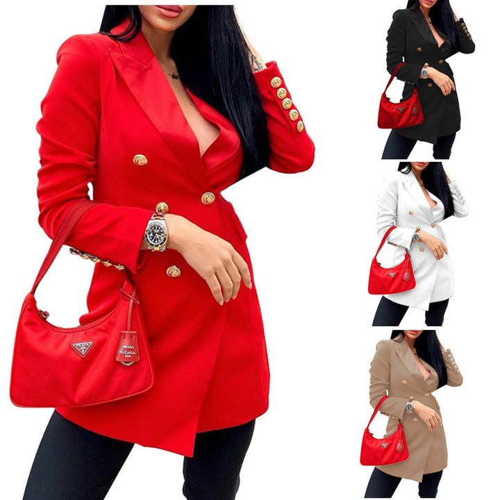 Damen Kleine Nylon-Schultertasche mit Kettenriemen und Dreieck-Logo – Avelisse