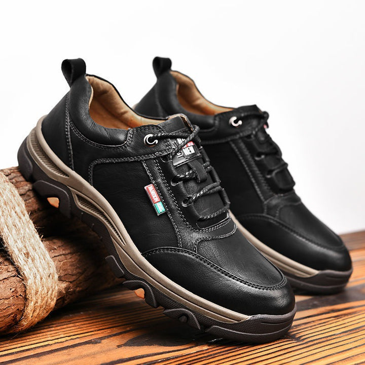 Herren Bequeme und Stylische Leder Sneakers Echoarchiv