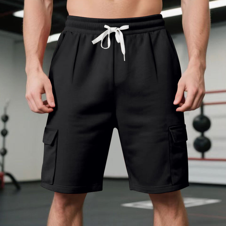 Herren Sportliche Cargo-Shorts mit elastischem Bund und praktischen Taschen Echoarchiv