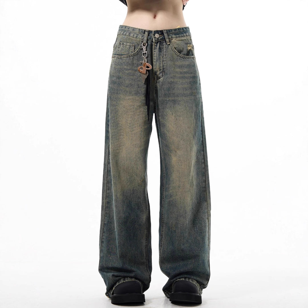 Damen Weitgeschnittene Jeans mit lässigem Schnitt Echo Archiv