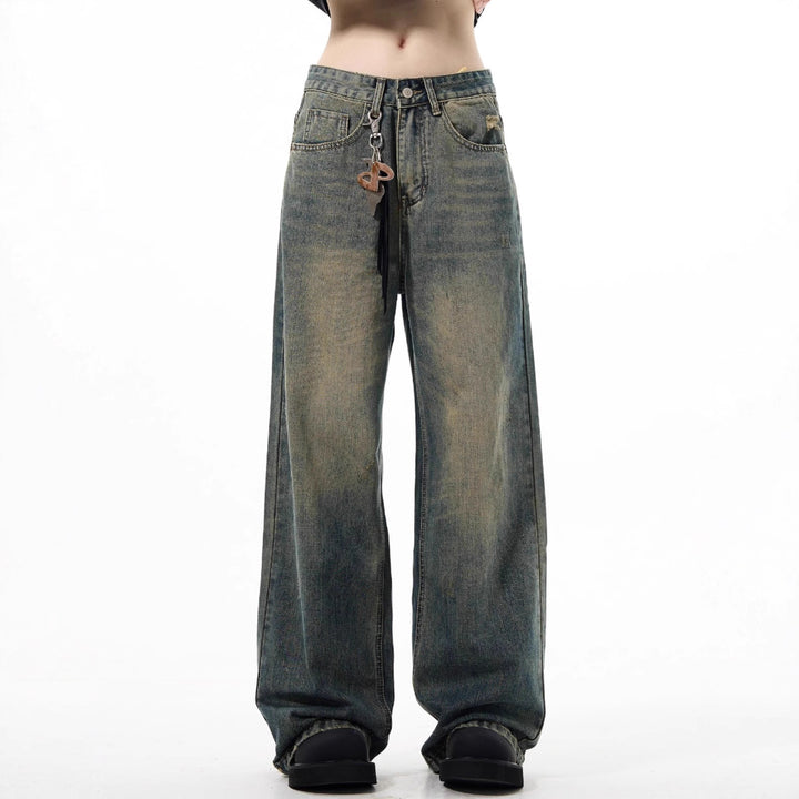Damen Weitgeschnittene Jeans mit lässigem Schnitt Echo Archiv