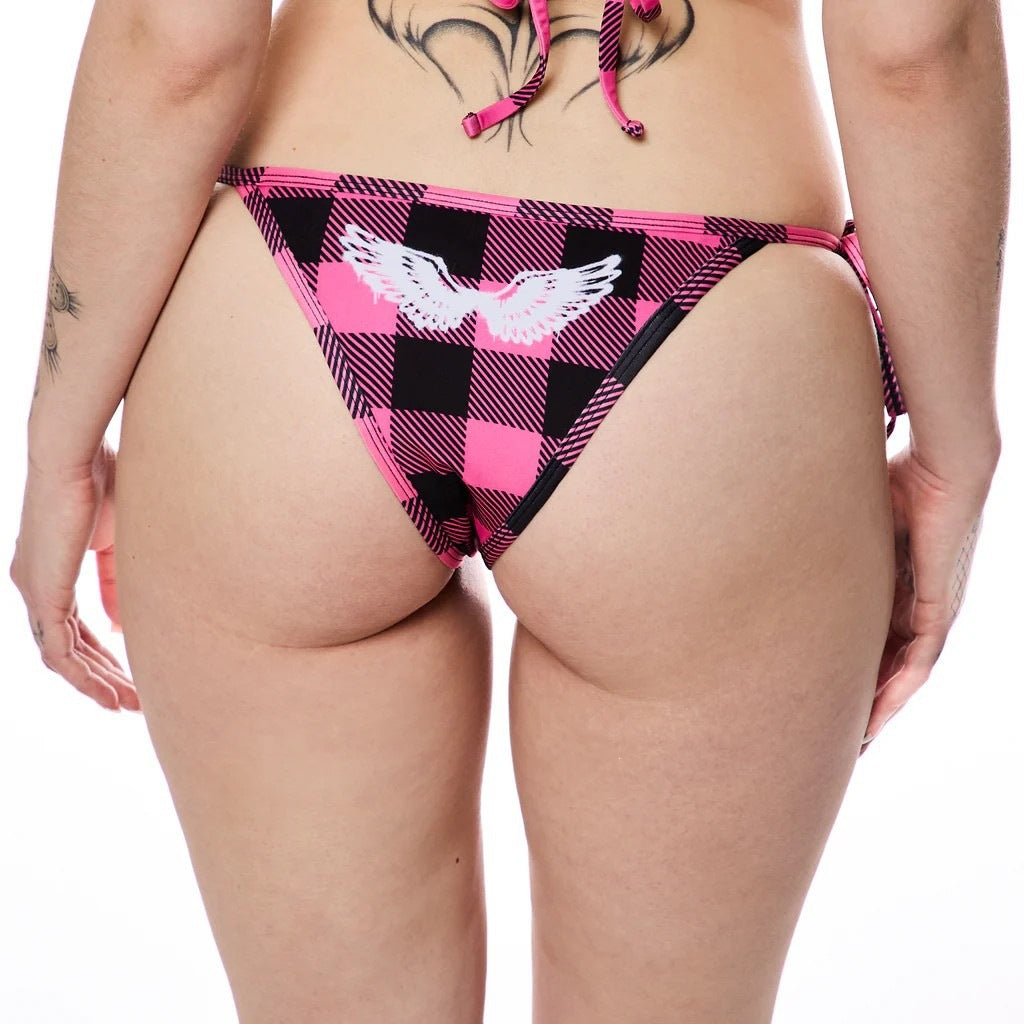 Damen Triangel-Bikini mit verspieltem Karomuster Echo Archiv