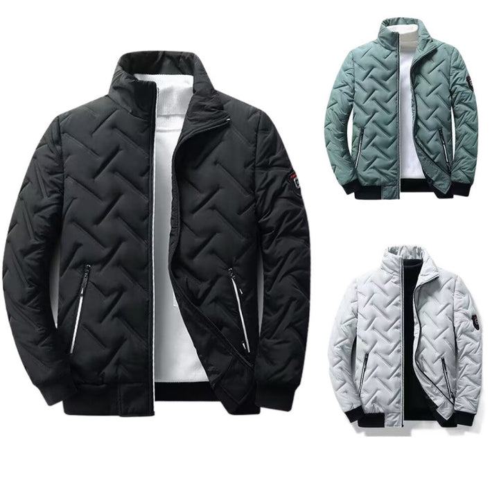 Herren Winter gepolsterte Jacke mit hohem Kragen Echo Archiv
