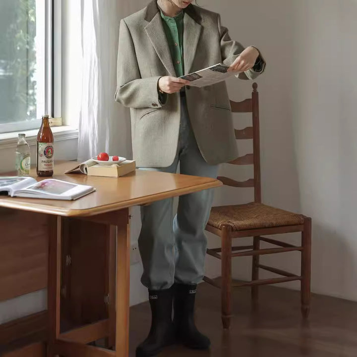 Damen Elegante und lässige Blazerjacke Echoarchiv