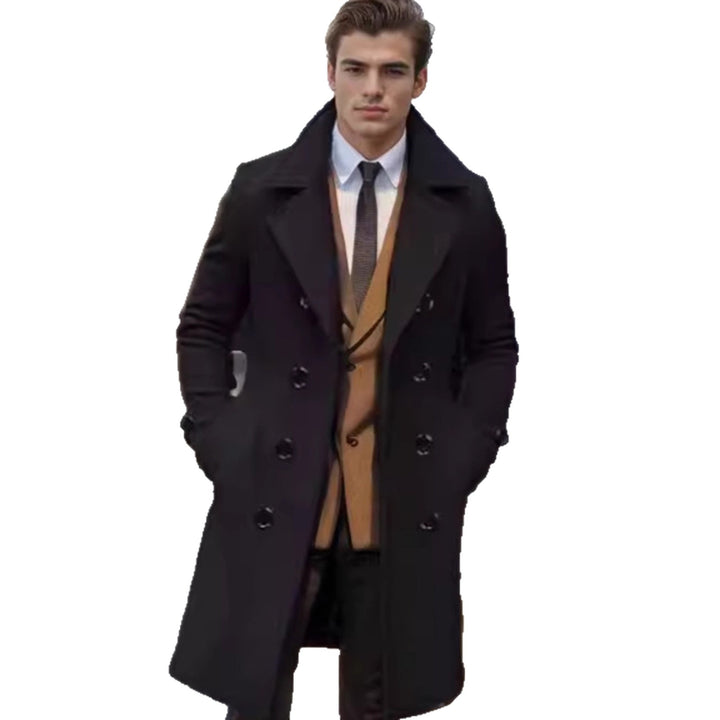 Herren eleganter Woll-Mantel Echoarchiv