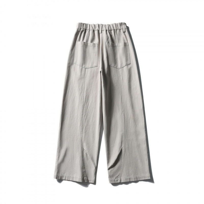 Damen Weite High‑Waist Culotte‑Hose aus strukturierter Baumwollmischung Echo Archiv