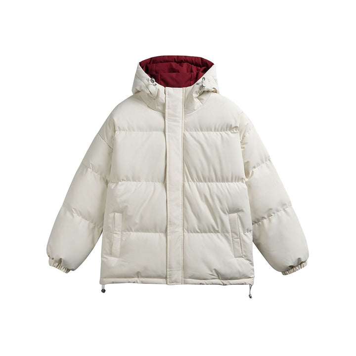 Damen Wattierte Kapuzen‑Steppjacke im Oversize‑Pufferschnitt mit Tunnelzugbund Echoarchiv