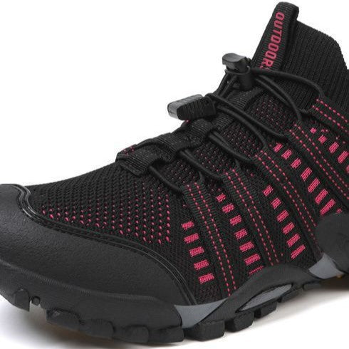 Unisex nan knöchelhoher Funktions-Sneaker mit Schutzkappe, Schnellzugverschluss und profilierter Gummisohle Echo Archiv