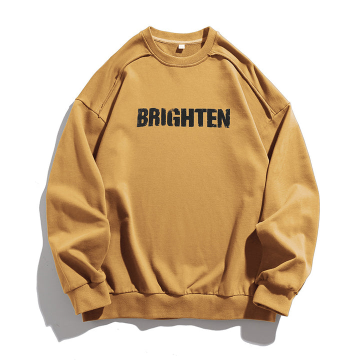 Unisex Oversize‑Sweatshirt mit Distressed‑Raglan, Statement‑Print und geripptem Saum Echo Archiv