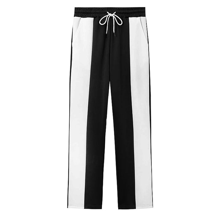 Herren Sportliche Freizeithose mit seitlichen Streifen und elastischem Bund Echoarchiv