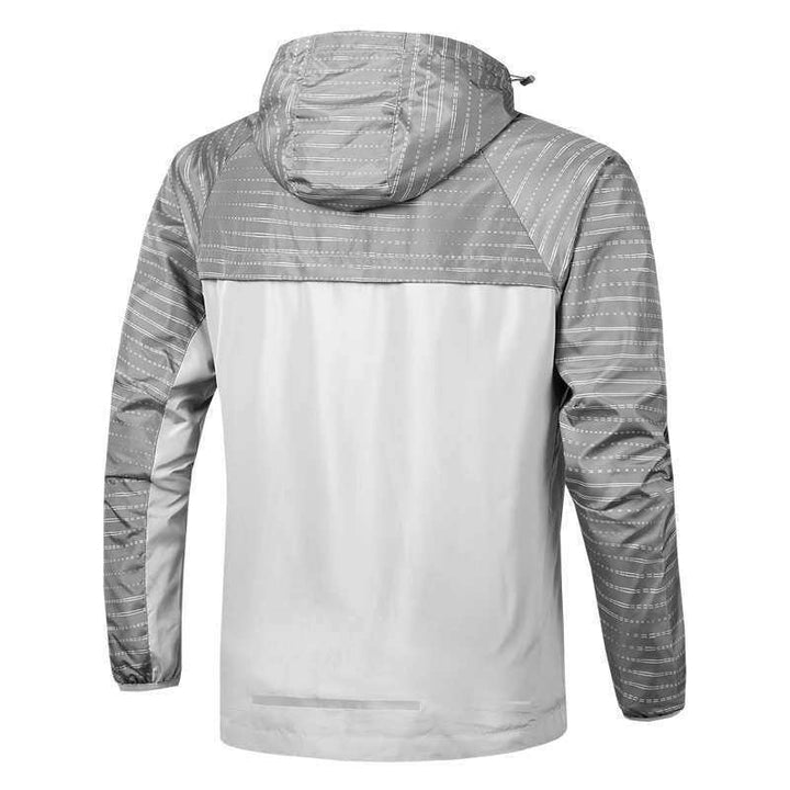 Herren Wasserabweisende Sportjacke mit Kapuze Echo Archiv