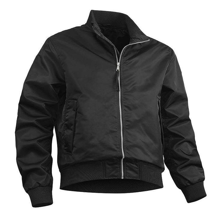 Herren stylische Bomberjacke mit elastischem Bund und leichtem Innenfutter Echoarchiv
