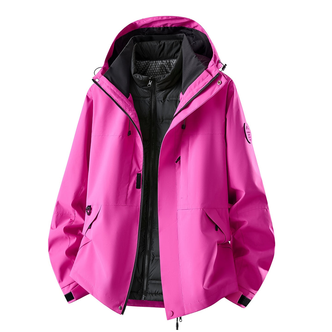 Damen Multifunktionale Outdoorjacke mit herausnehmbarer Stepp-Innenjacke Echoarchiv