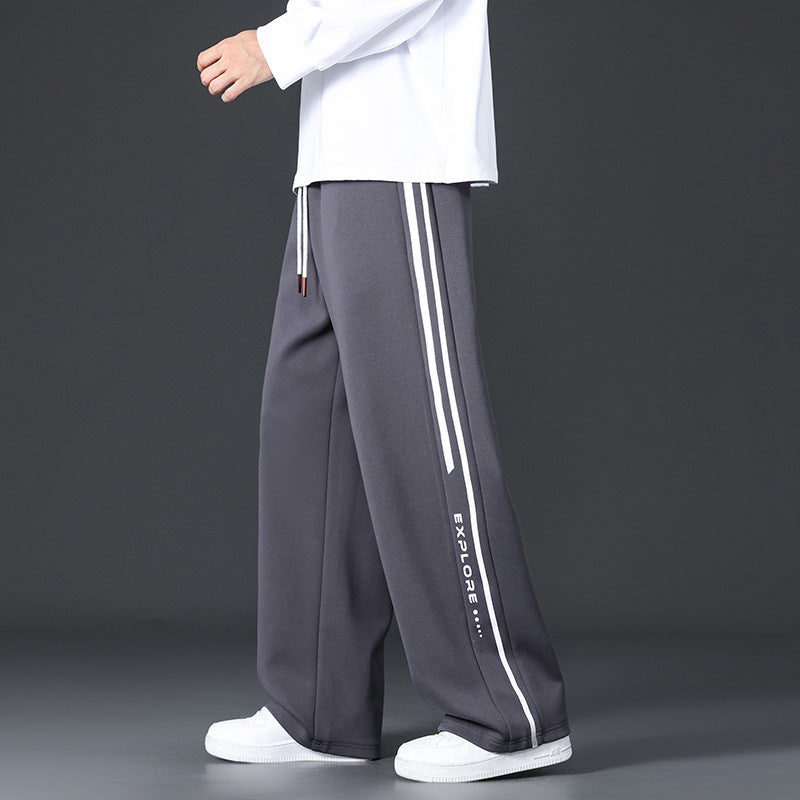 Herren Bequeme Sport-Hose mit seitlichen Streifen