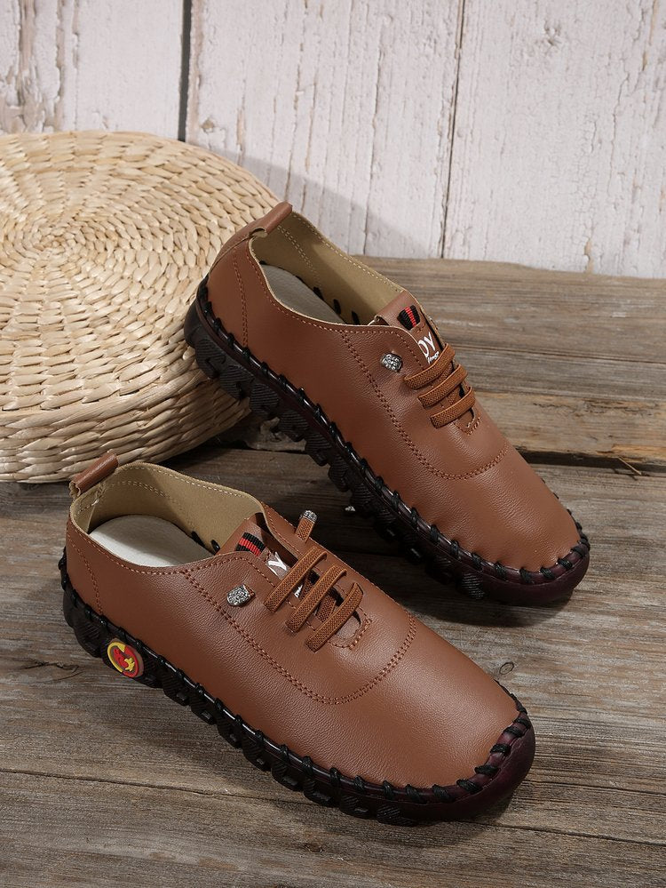 Damen nan komfortable handgenähte Slipper-Sneaker mit ergonomischem Fußbett und profillaufsohle Echo Archiv